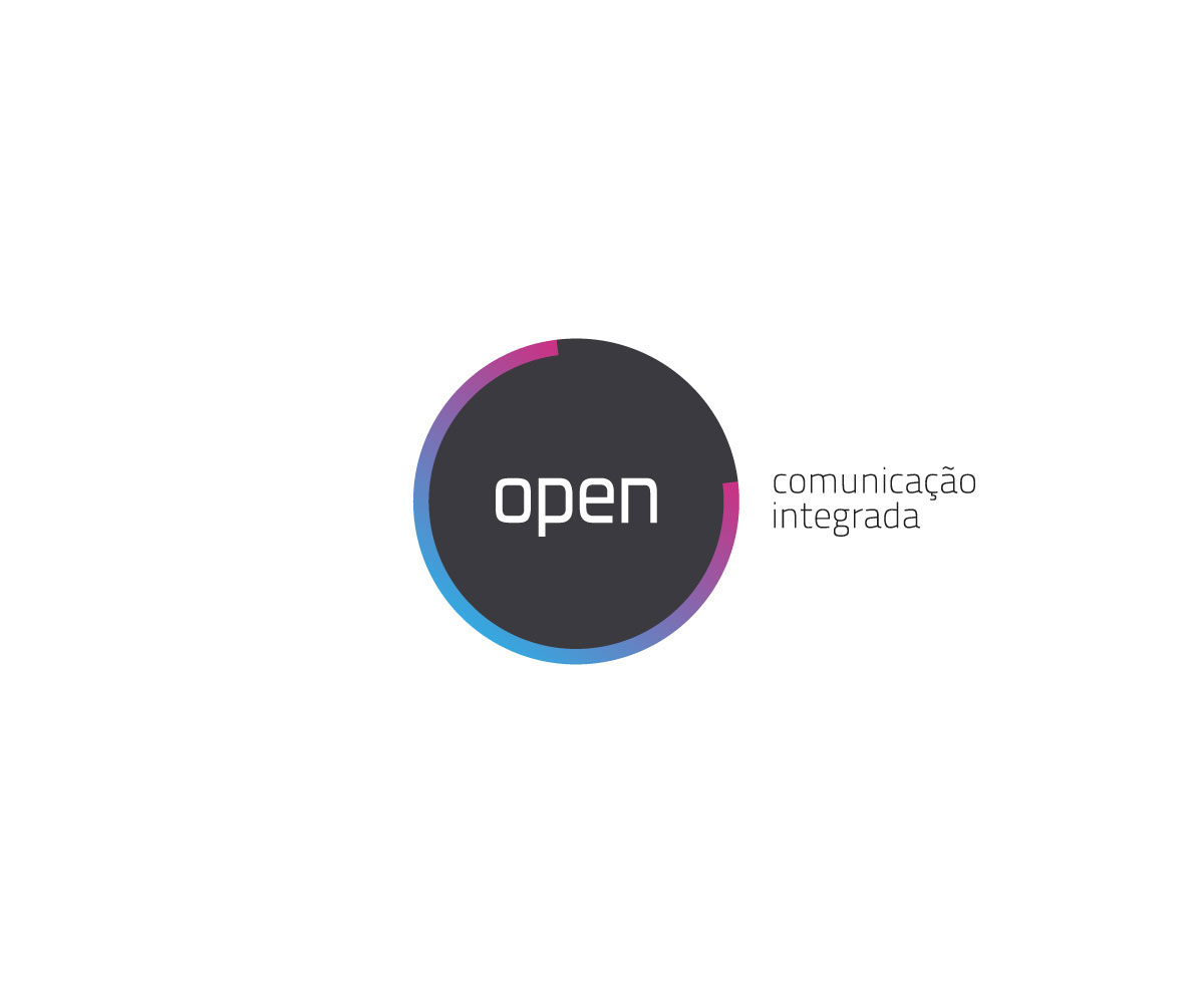 logo open comunicação Integrada Stationery