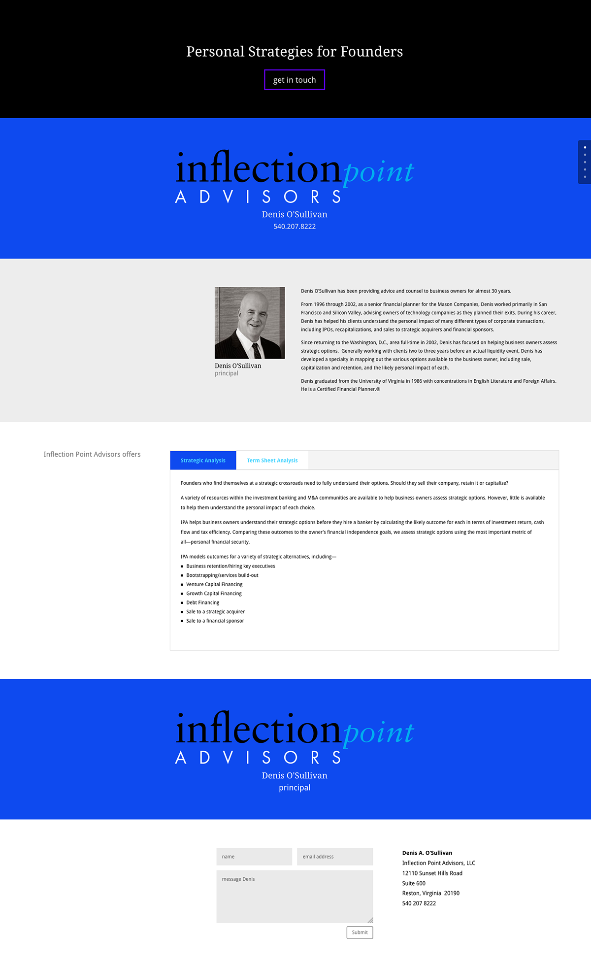 Advisors business owers inflection point