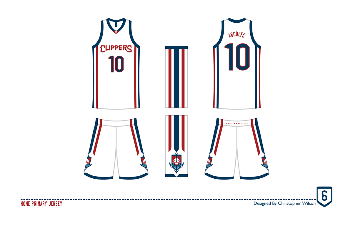 losangeles clippers redesign basketball sports Jerseys California pacific logos logo brand NBA