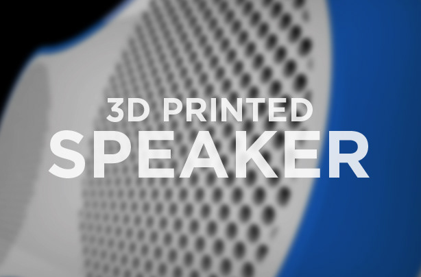 3d printing speaker sound makerbot 3D Printer