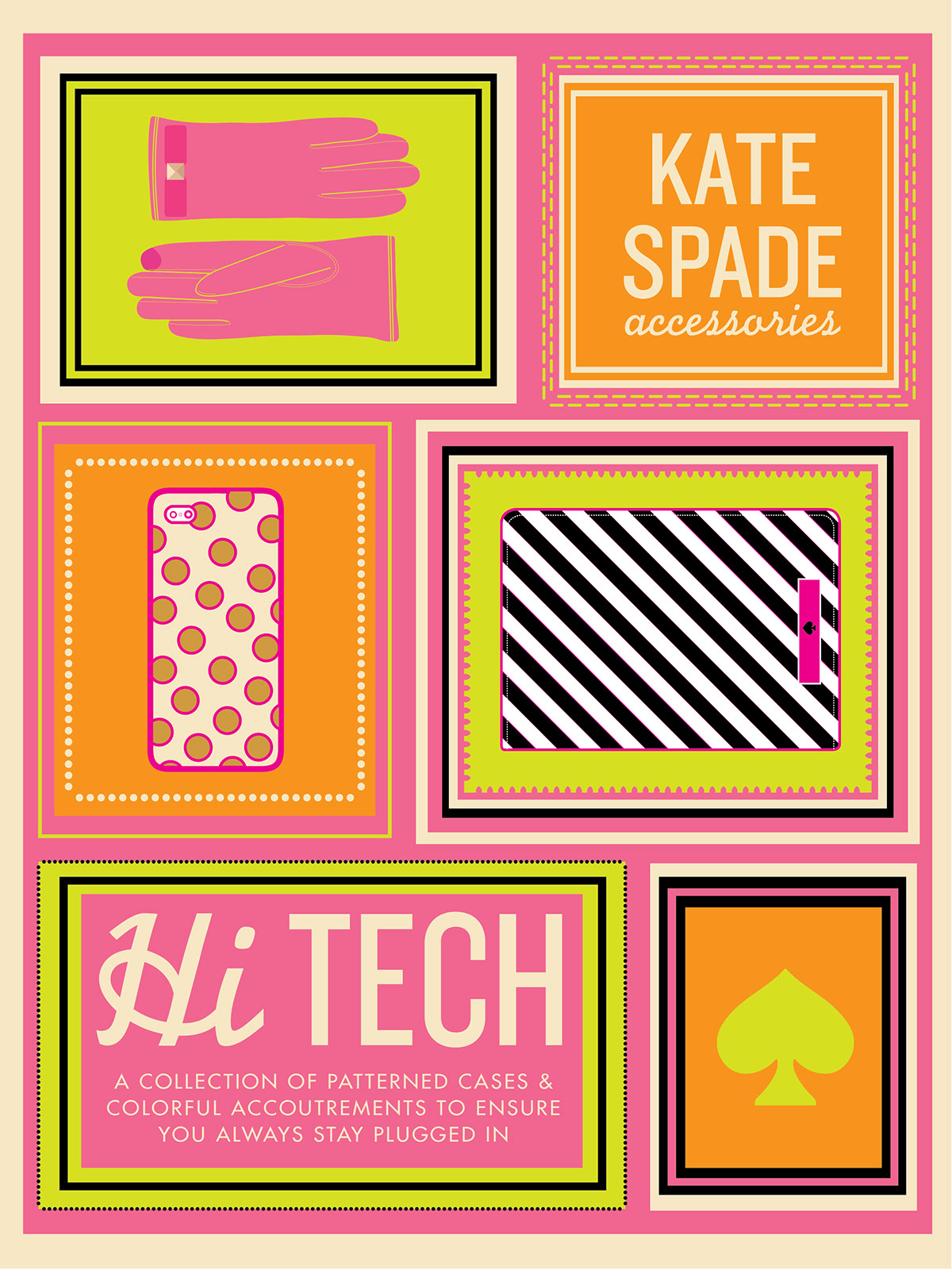 Kate Spade phone case hi tech tech Technology girly icons vector phone pink