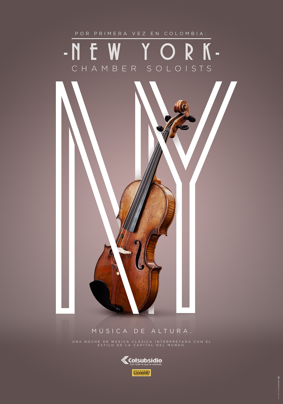 New York Classic Violin colombia bogota I LOVE Art Director MullenLowe orchester