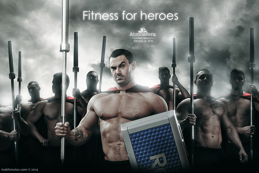 collage fitness sport sparta heroes
