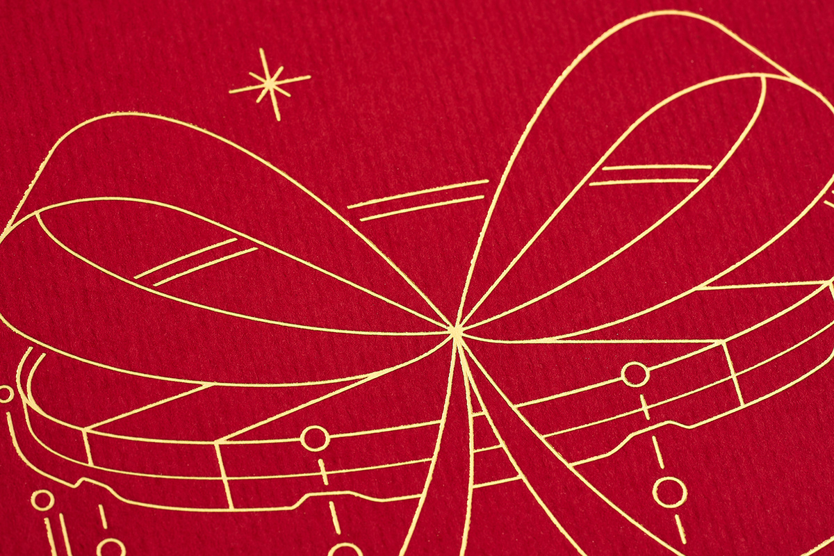 orchestral music song card gold line Christmas texture instrument Tree 