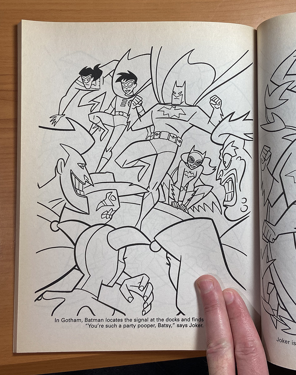 batman coloringbook comics dc joker robin