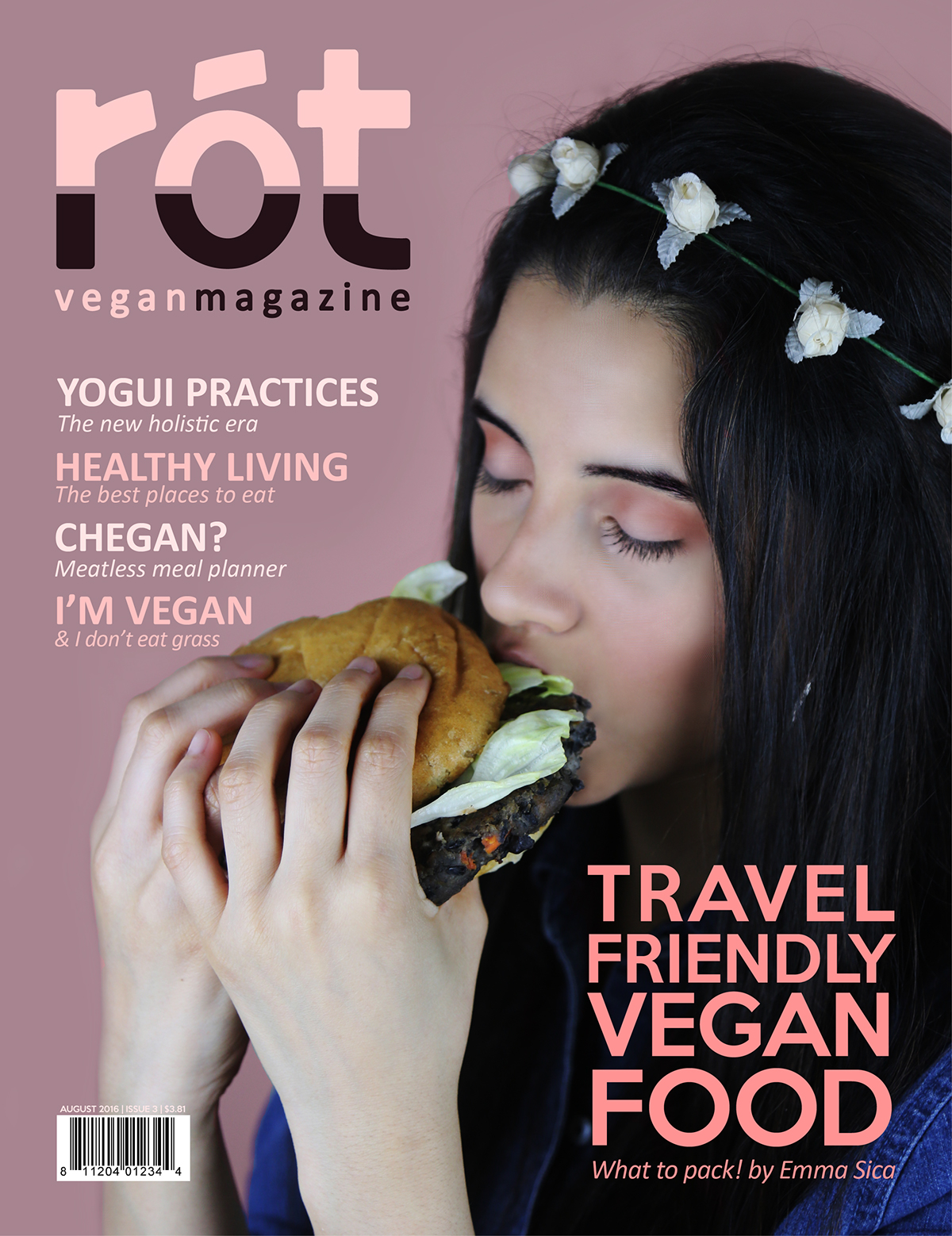 vegan lifestyle magazinecover DAD2016 foodphotography COLOR PALETTS Layout typography   UI