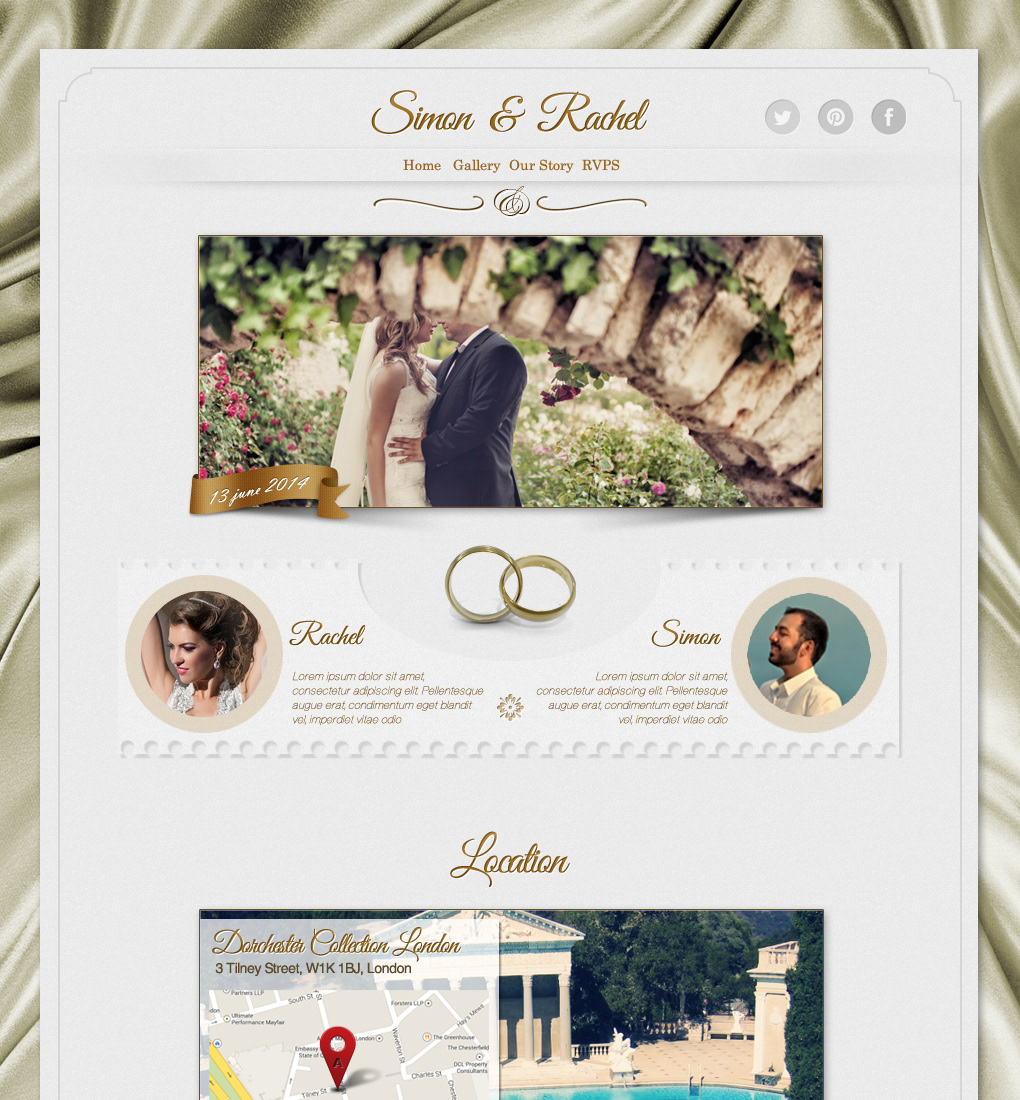 wedding web design Web wedding