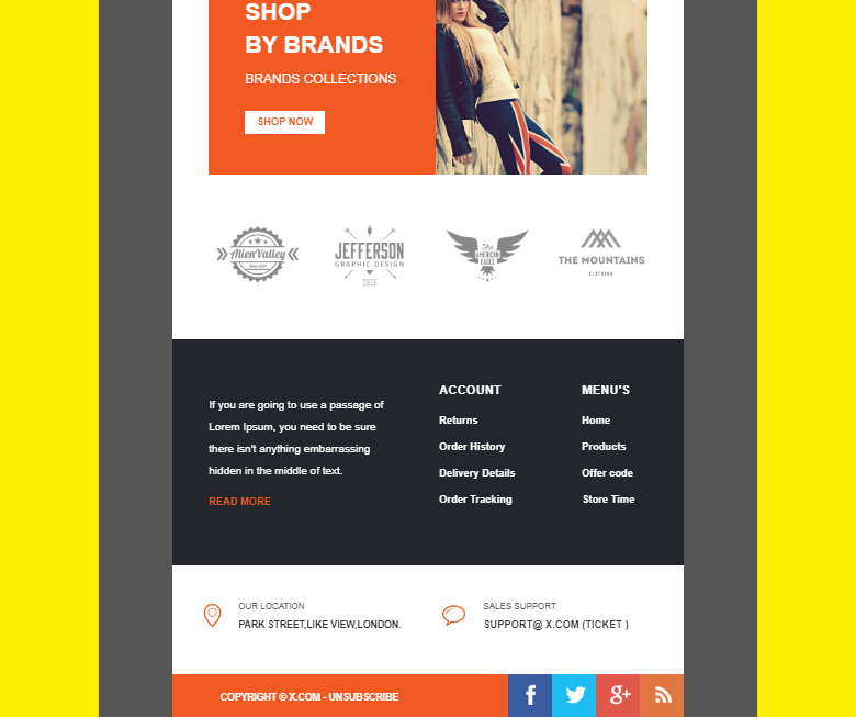 email template mailchimp