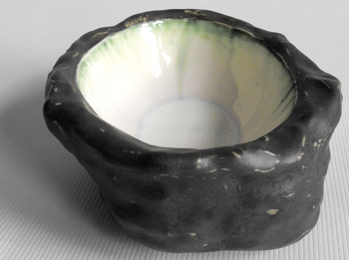 stone crystals clay ceramics  bowls plates