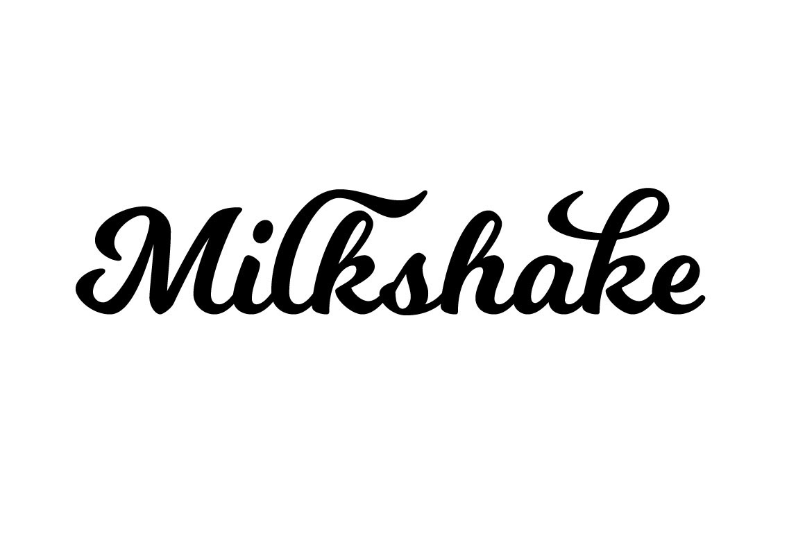  FREE  Milkshake Font  from Laura Worthington on Behance