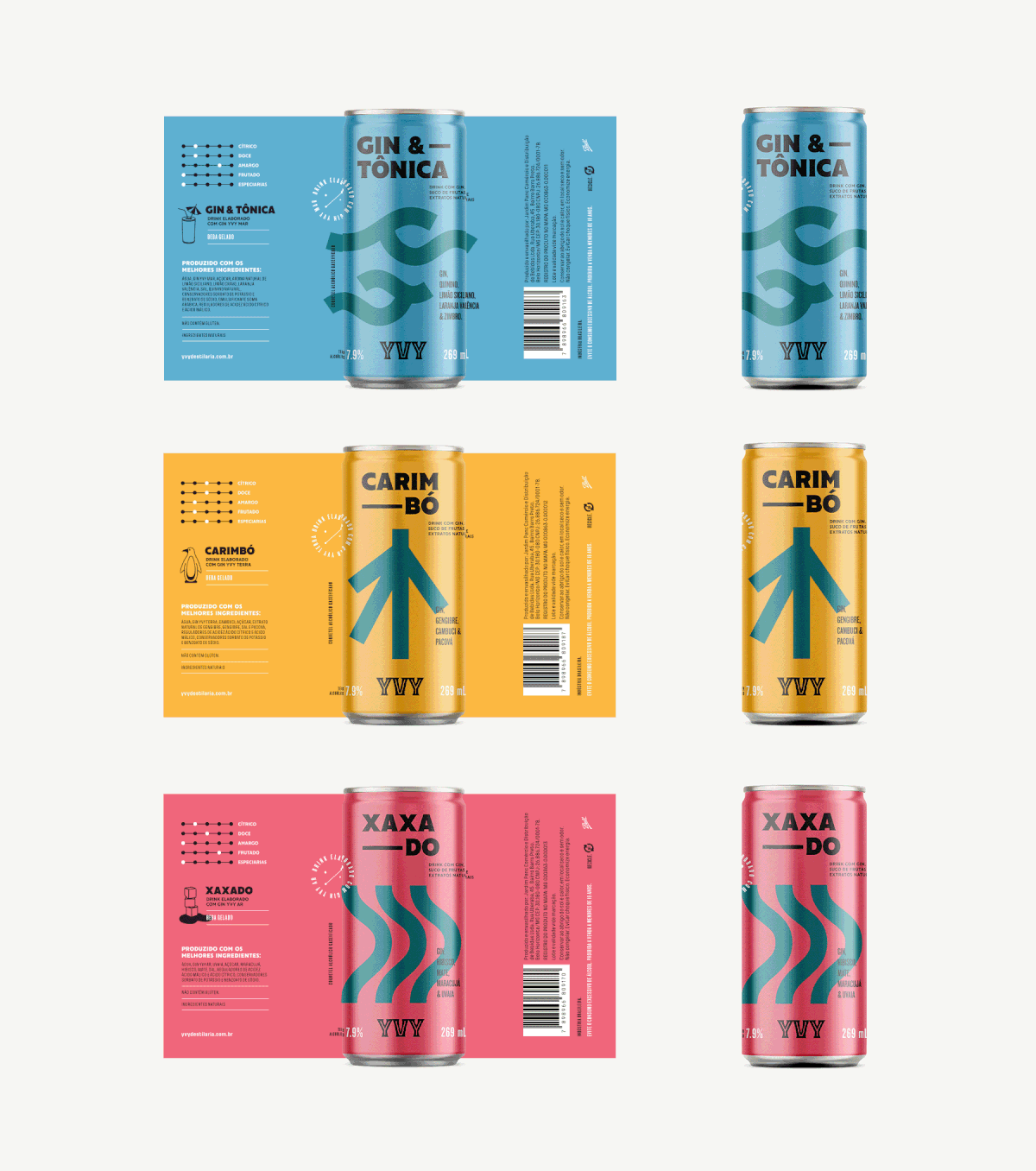 beverage can colorful DESIGN gin label design Packaging packaging design ready to drink RTD