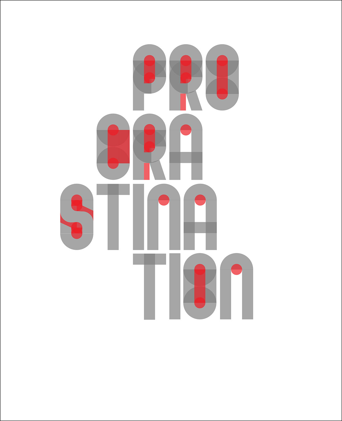 procrastination typography   graphic Made Font