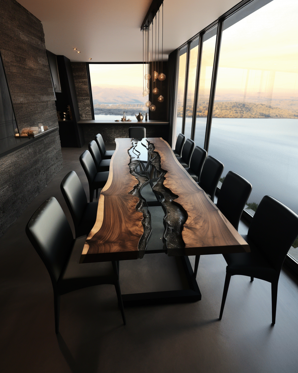 slab table table design wooden furniture interior design  Interior design Table furniture design  wooden table furniture