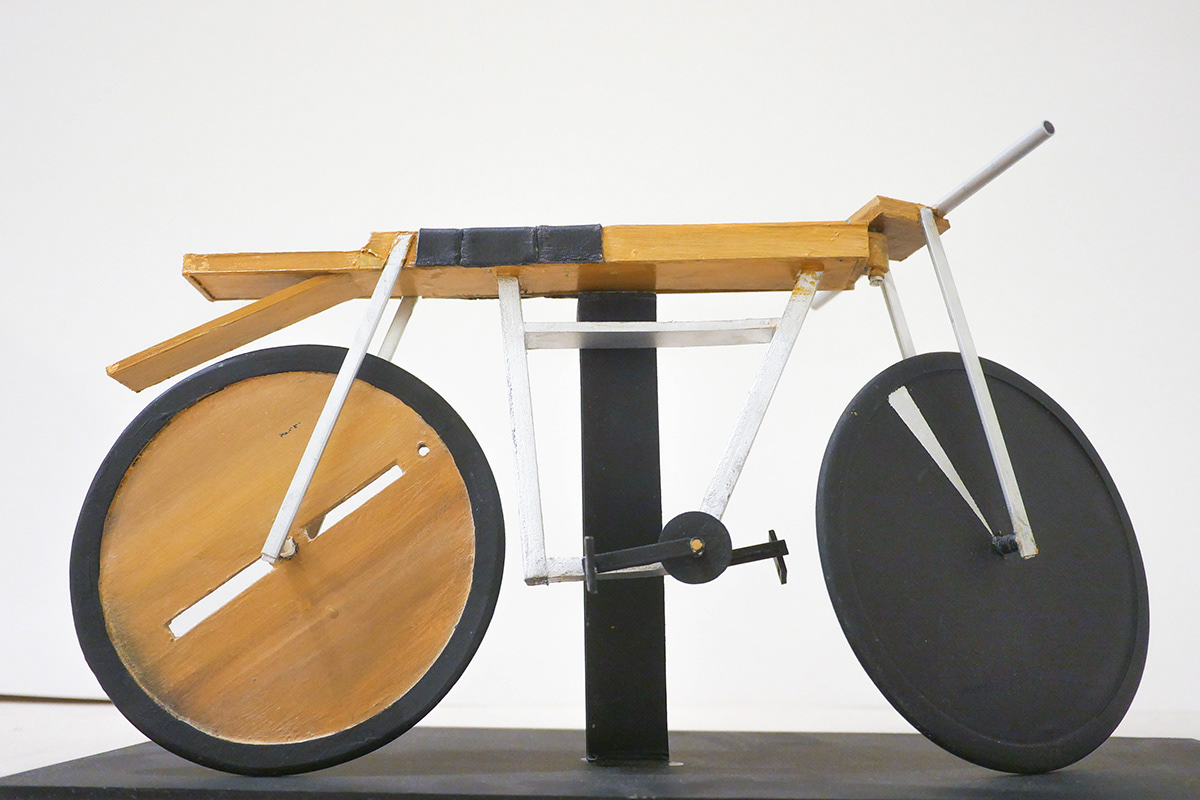 bamboo Bike scaled model