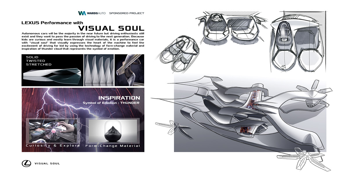 Lexus Interior concept design automotive   car Autonomous Performance Vehicle