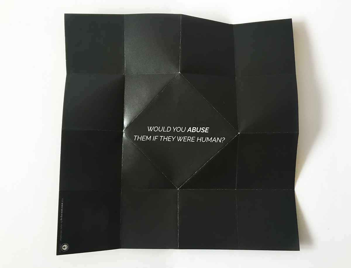 monochrome publication editorial Photography  graphic design  animal origami  blackwhite black and white