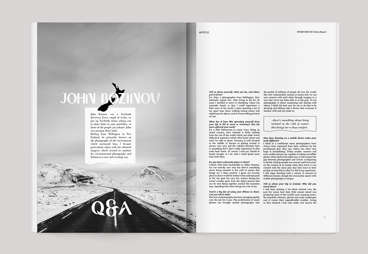 font type atlas magazine print design photographer credits identity Rebrand submissions inspiration PUBLISHED graphics