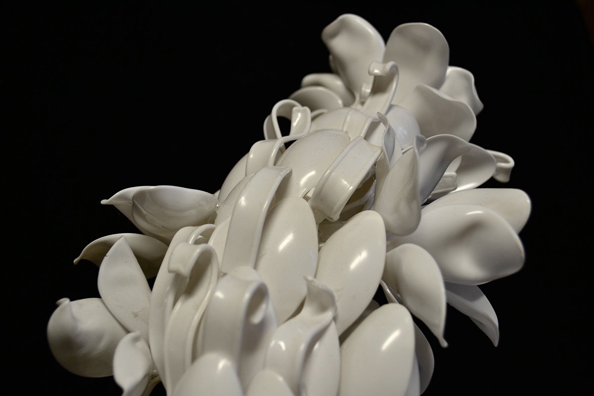 #spoons sculpture plastic