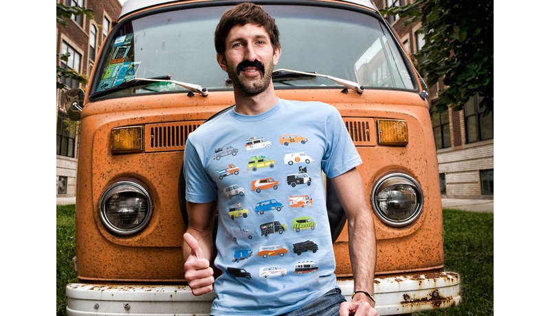 Clothing Threadless t-shirt Vans vehicles pop-culture tv Movies mash-up