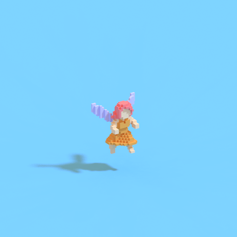 animation  game Magicavoxel voxel art