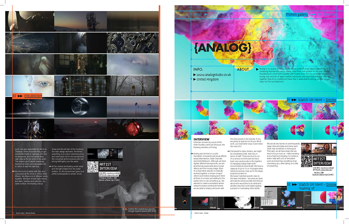 IdN graphic design magazine print editorial Layout page paper