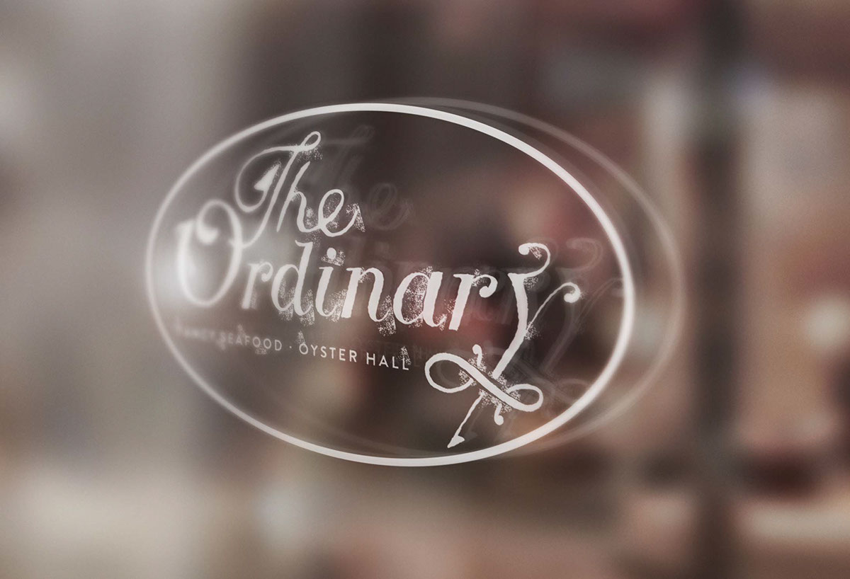 The Ordinary restaurant brand identity