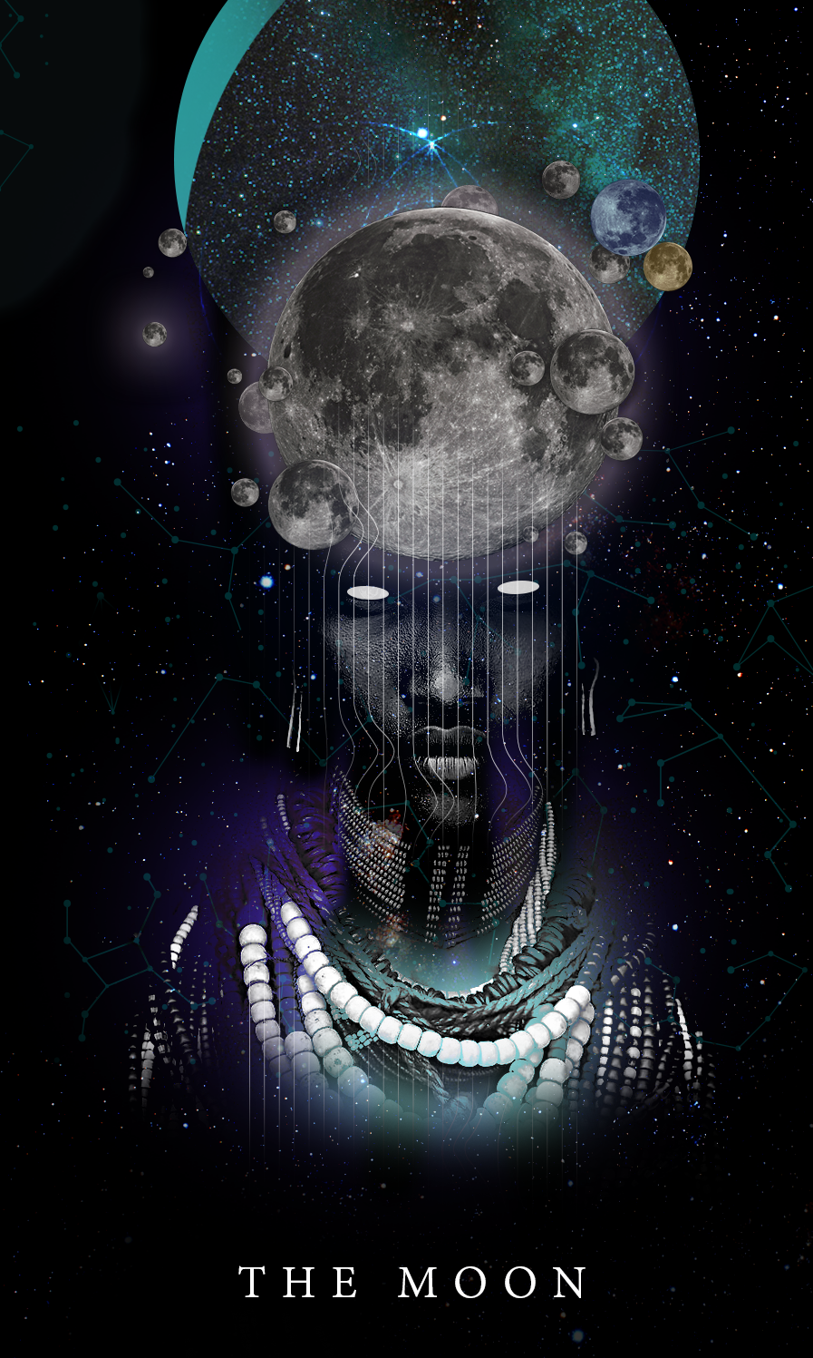 tarot graphic design  spirituality faith God Pray mythology journey afro FUTURISM