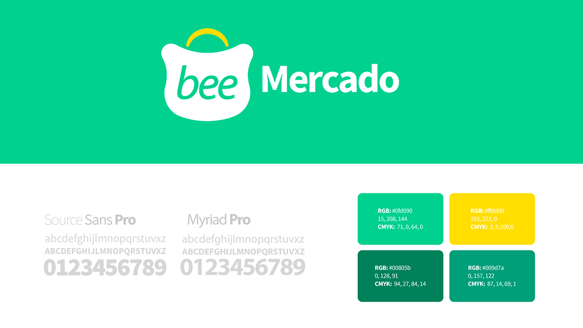 apresentação Bee Tecnologia branding  canal de vendas Gratuito Mercado shop site vendas Verde