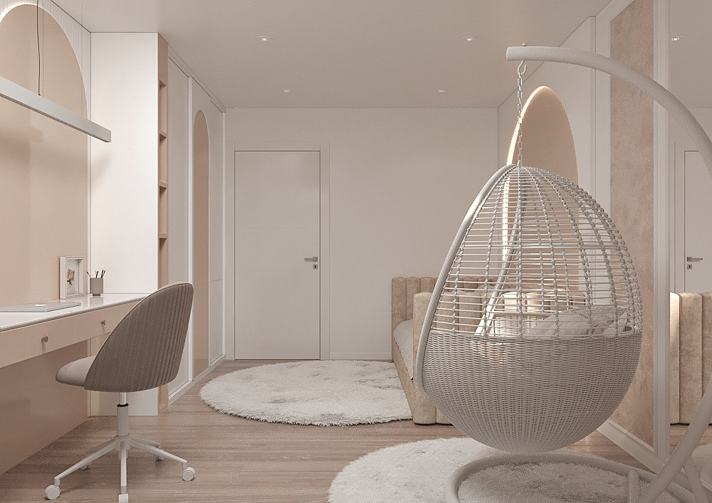 bed interior design  visualization 3ds max modern Render 3D corona archviz CGI