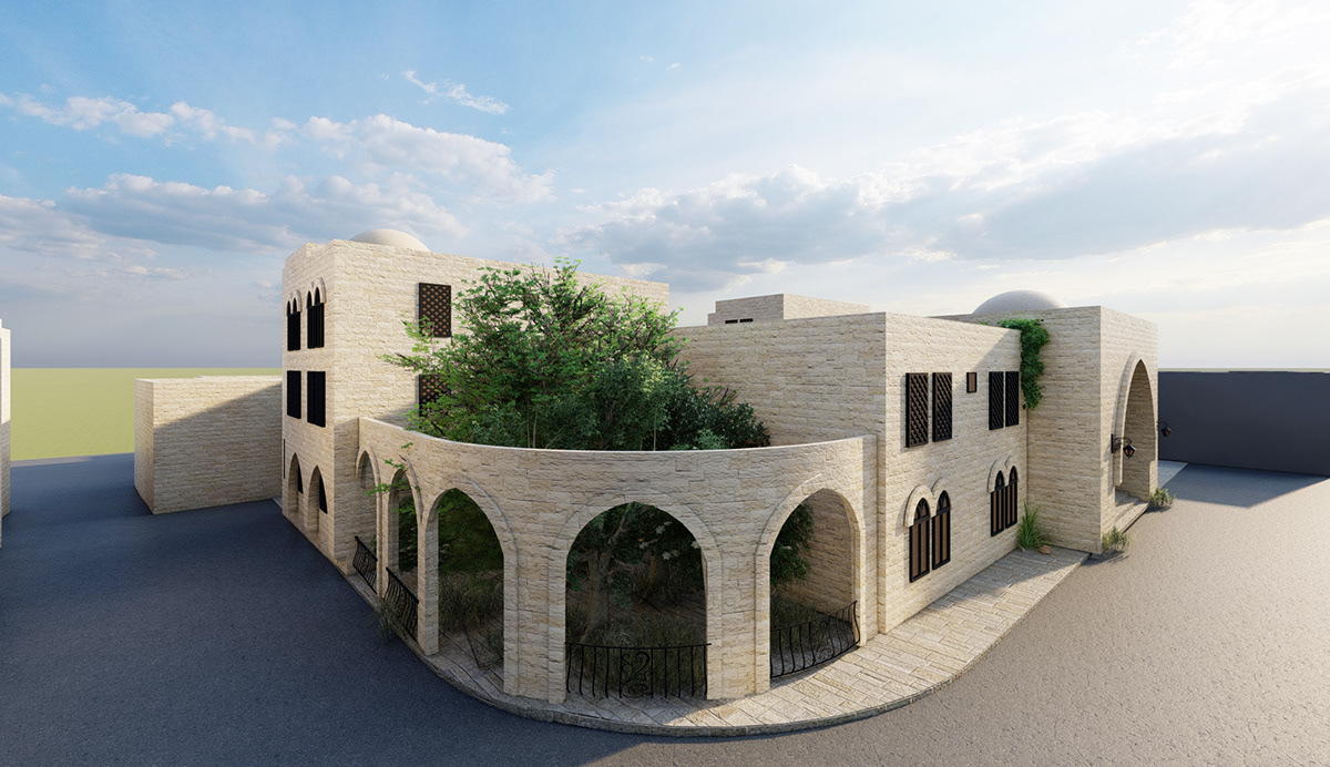 architecture design nablus Nablus city OLDCITY palestine traditional traditionalarchitecture animation  calm