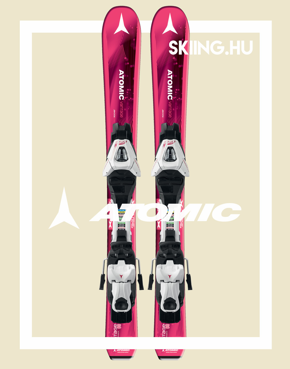 skiing promo branding  winter