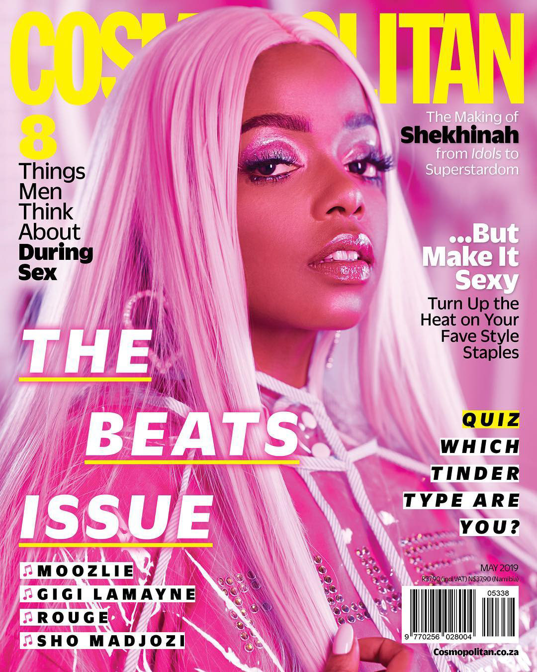 musician magazine Cosmopolitan EDITROIAL Singer beauty Photography  Fashion  pink cover