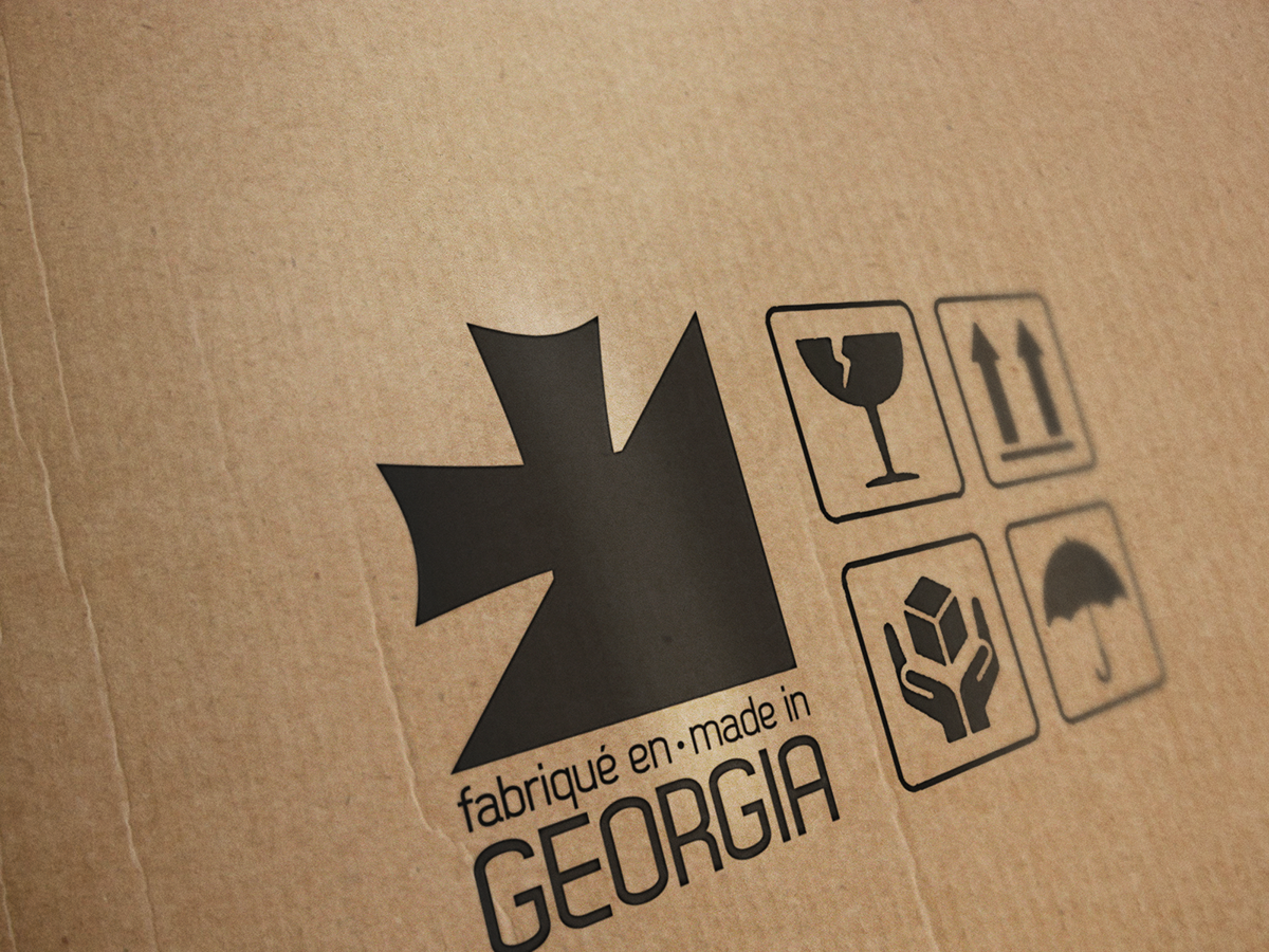 Georgia made in georgia Made in produce products logo cross flag box unboxing