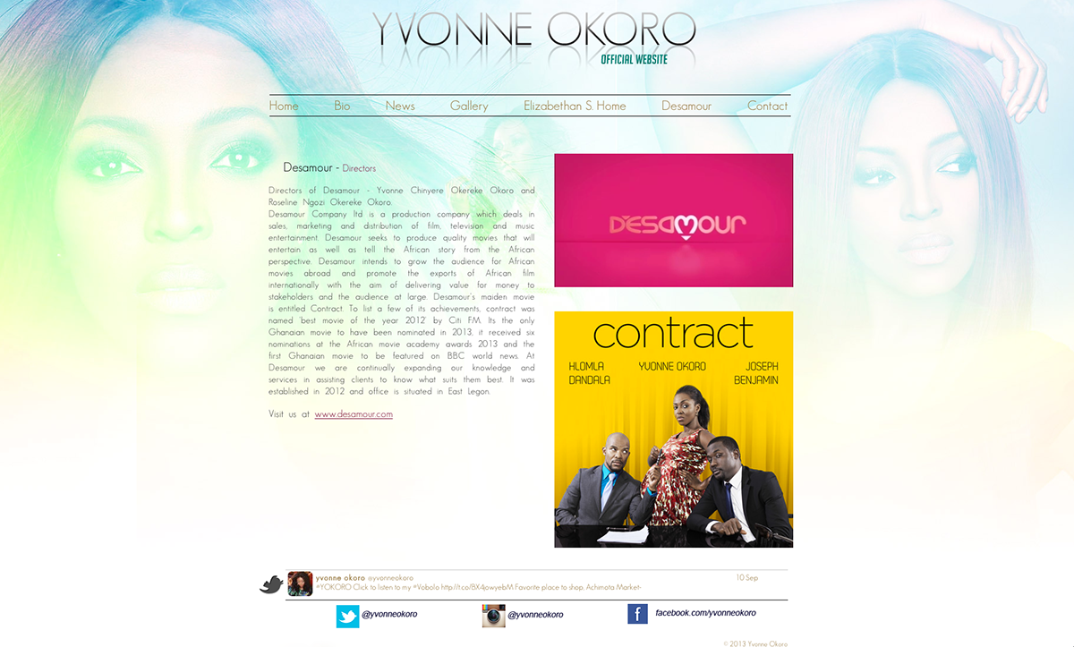 YVONNE OKORO actress Ghana accra Web Okoro yvonne