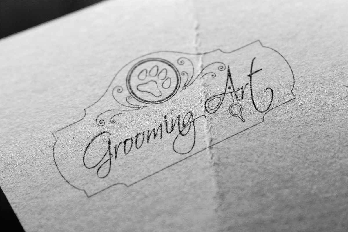 grooming art art logo Corporate Identity