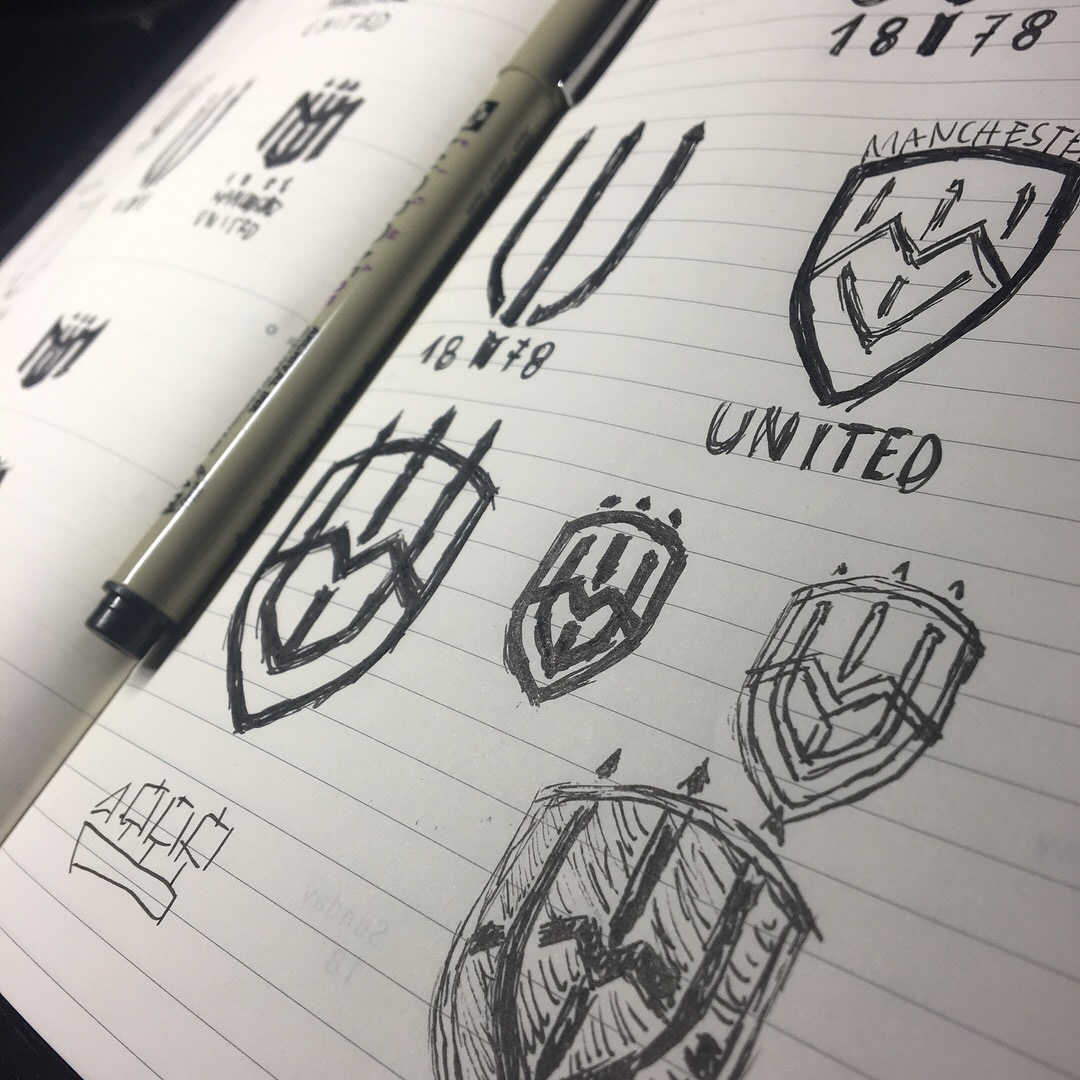logo rebranding redesign football club football Manchester United