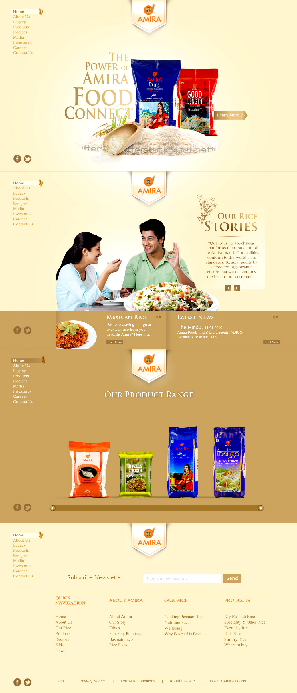 Webdesign Product Promotion Food 