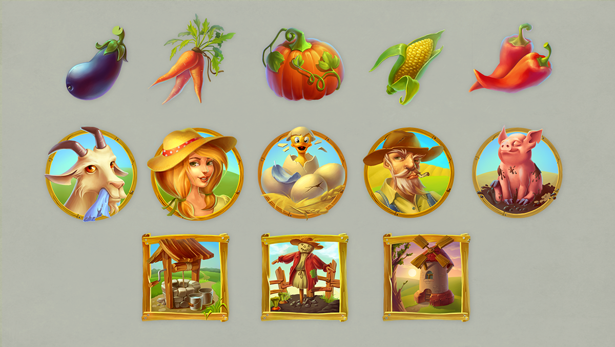 Icons for slots games on Behance