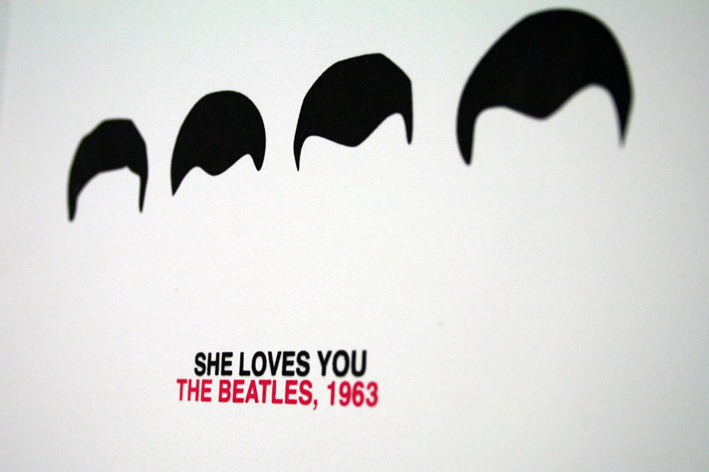 Beatles Lyrics song poster