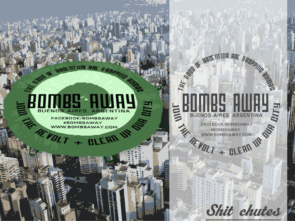 buenos aires argentina bomb's away campaign print microsite Ambient twitter design Layout illustrations