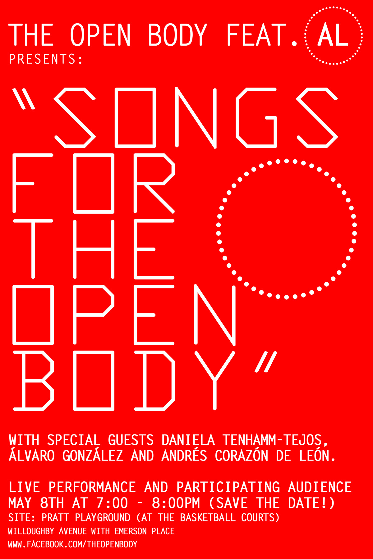 the open body Performance Brooklyn poster Collective  DANCE   raulhott