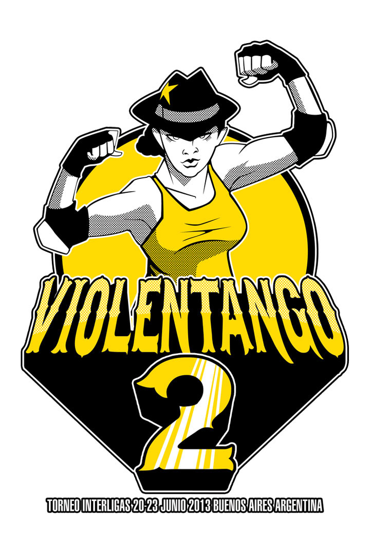 violentango 2  roller derby  logo  logo design sports 2x4 roller derby  csr jara