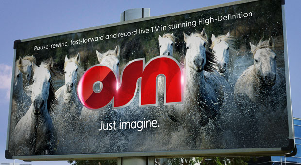 OSN Off-Air Brand Design Broadcaster Retail print Promotional