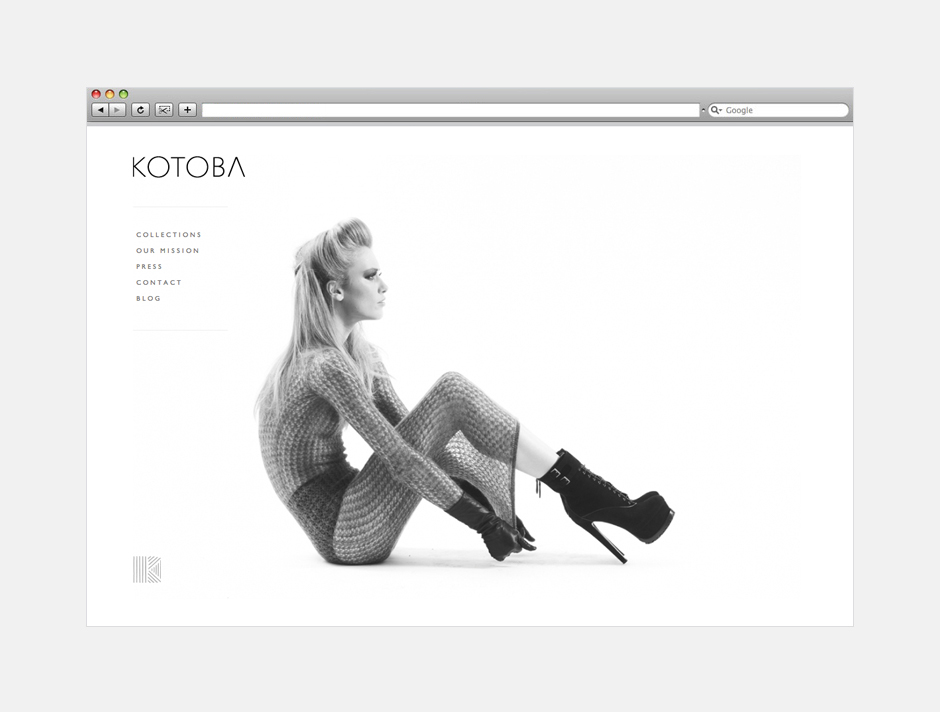 Kotoba knitwear Logo Design