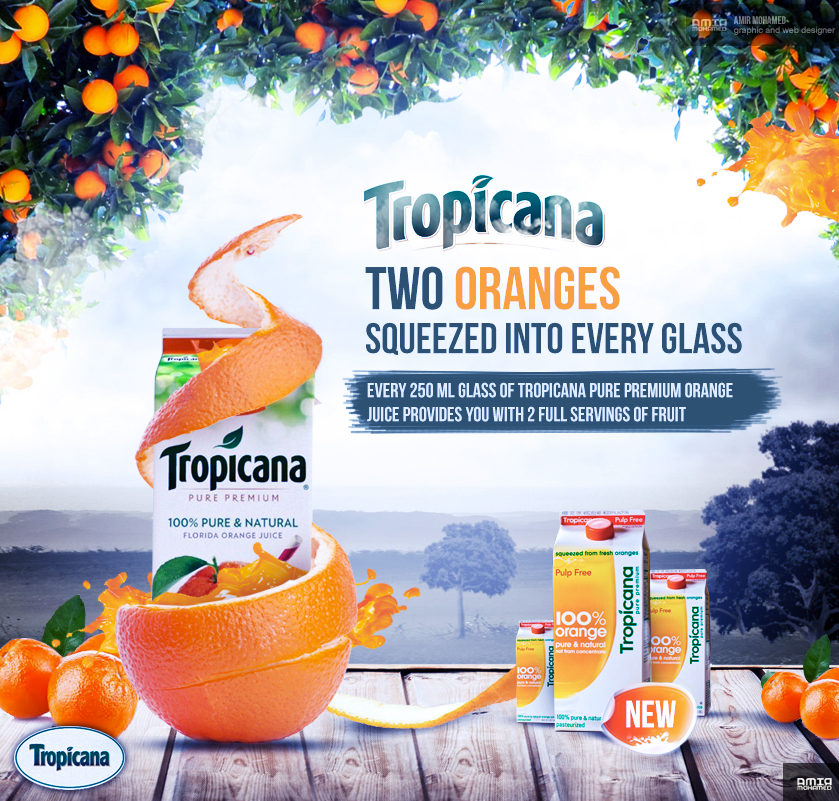 orange topicana deisgn egypt cairo designer amir amir mohamed creative juice graphic