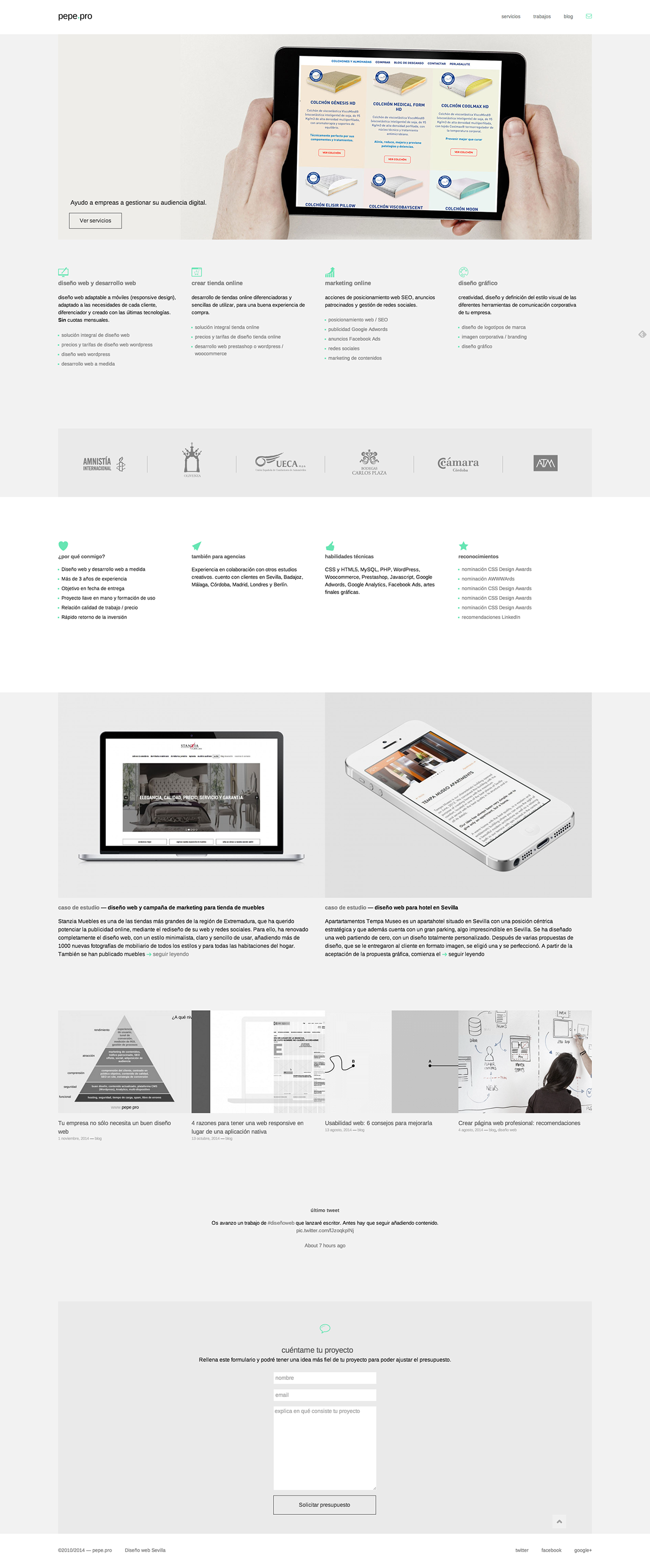 Webdesign porftolio Diseño web