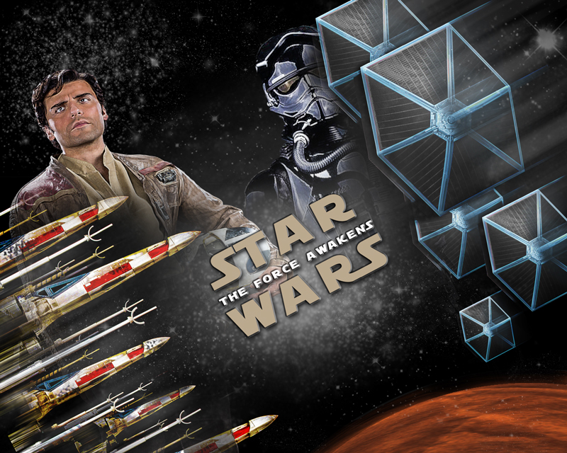 star wars The Force Awakens key art Movie Posters sci-fi Space  jedi