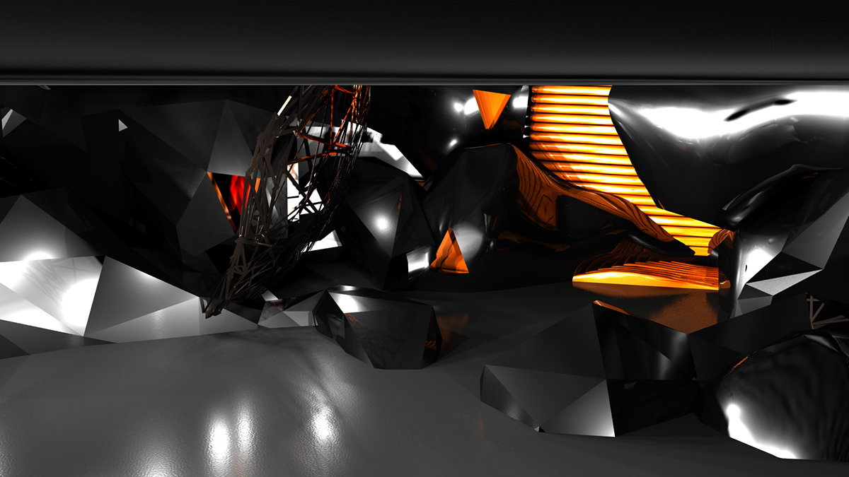 prayer  future Space  3ds max rendering