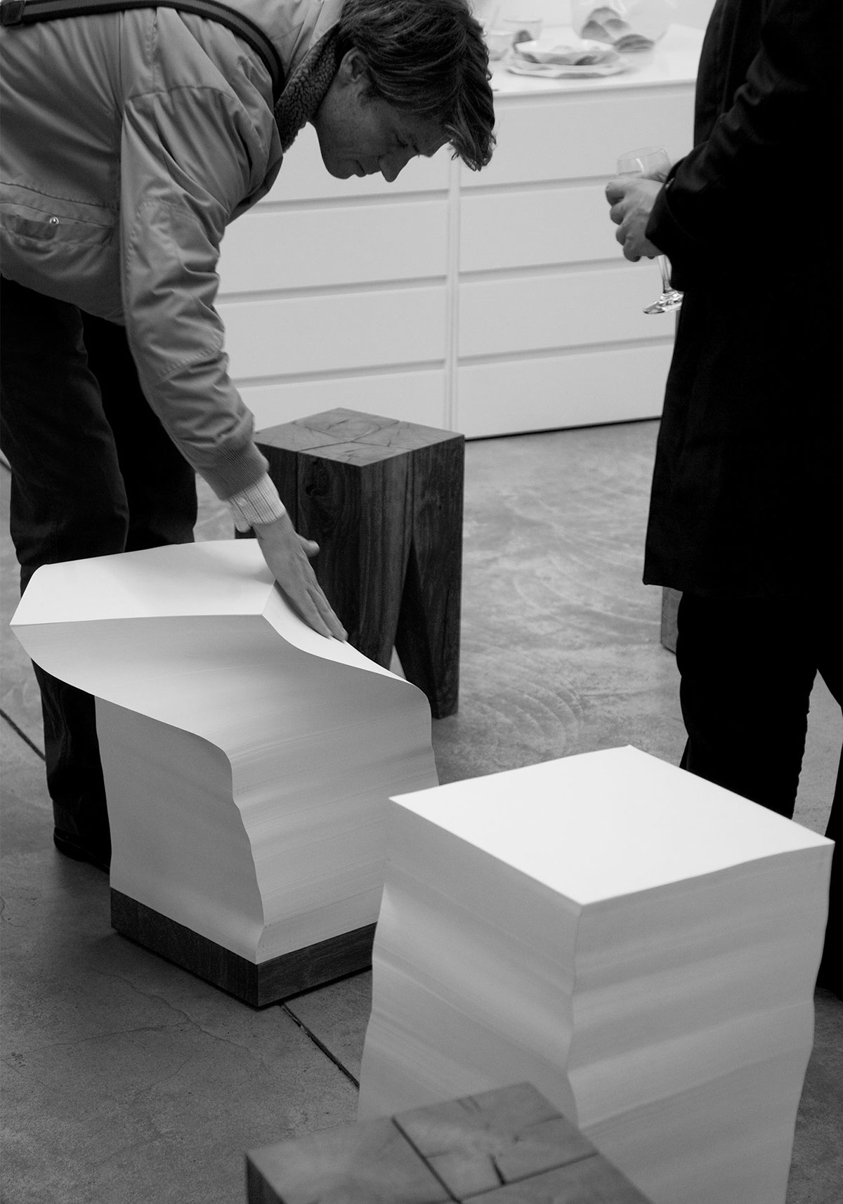 branding  productdesign paper e15 furniture wood Arctic paper