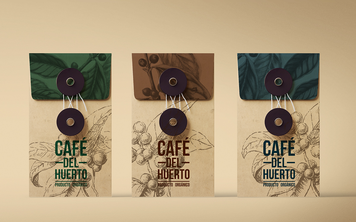 brand Coffee logo identidad visual cafe organico natural